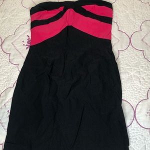 Black red dress